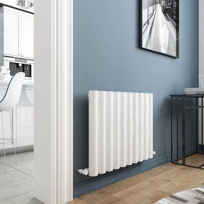 Carisa Odessa Radiateur en Aluminium Horizontal Design Moderne Blanc