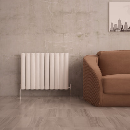 Carisa Otto Radiateur en Aluminium Horizontal Design Moderne Blanc