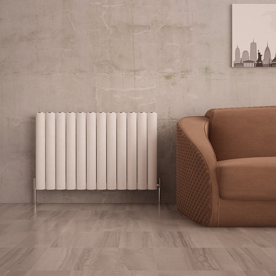 Carisa Otto Radiateur en Aluminium Horizontal Design Moderne Blanc