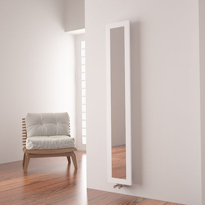 Carisa Quadro Radiateur en Aluminium Vertical Design Moderne Blanc