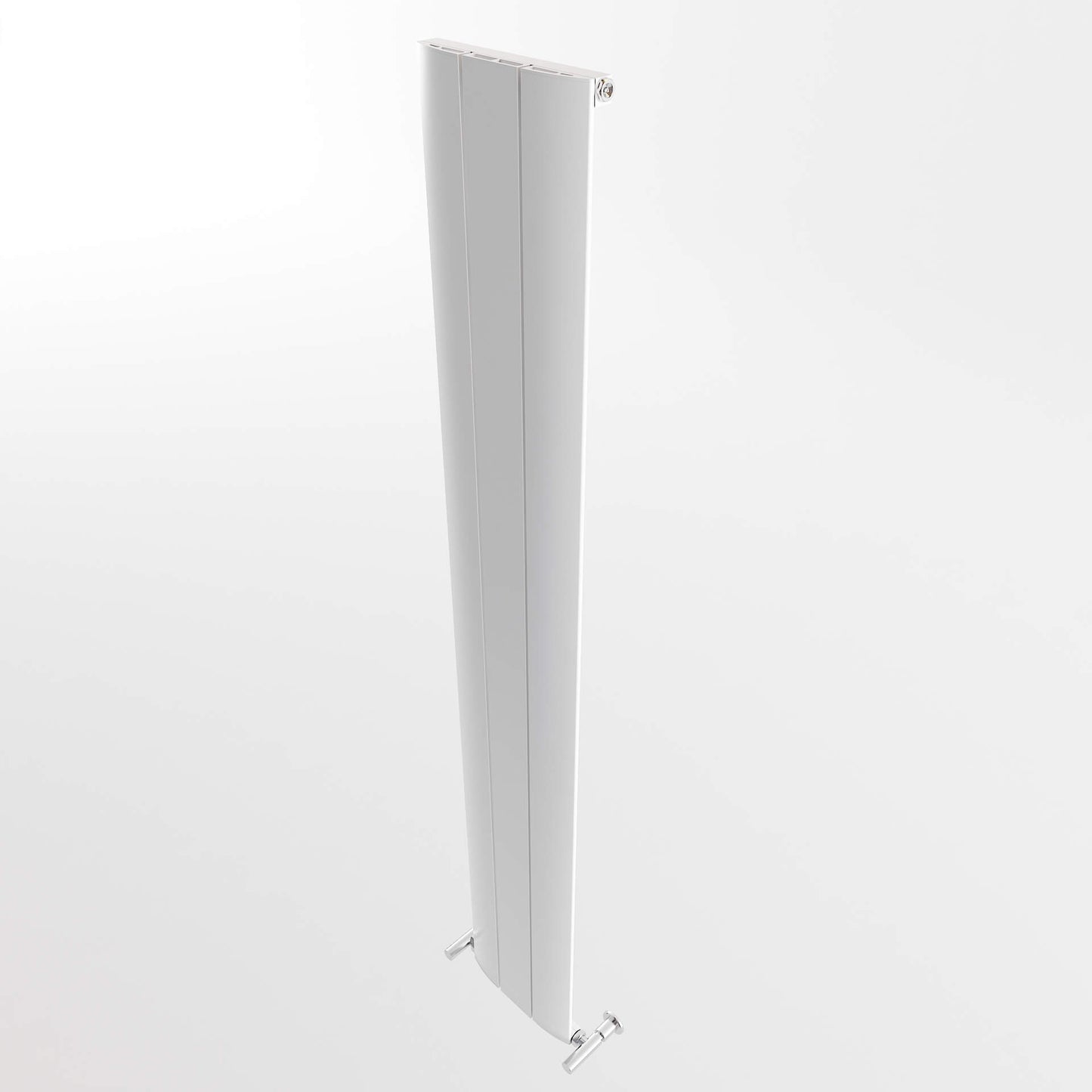 Carisa Slim Radiateur en Aluminium Vertical Design Moderne Blanc