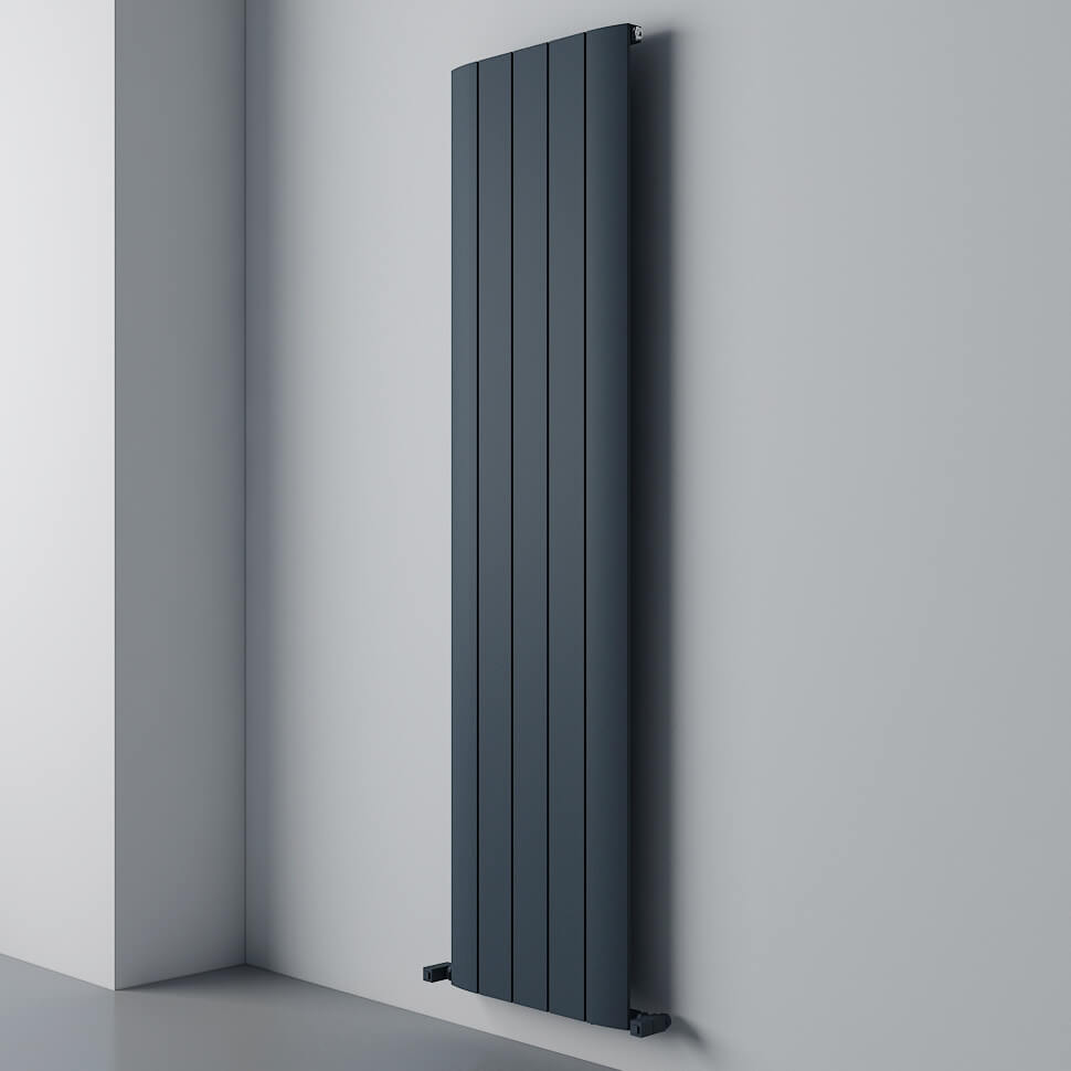 Carisa Slim Radiateur en Aluminium Vertical Design Moderne Anthracite