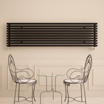 Carisa Sophia Xl Radiateur en Aluminium Horizontal Design Moderne Noir