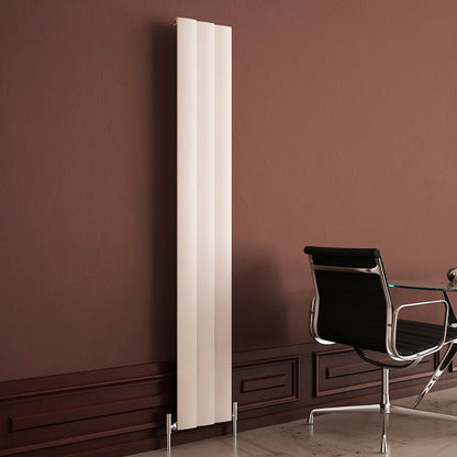 Carisa Step Radiateur en Aluminium Vertical Design Moderne Blanc