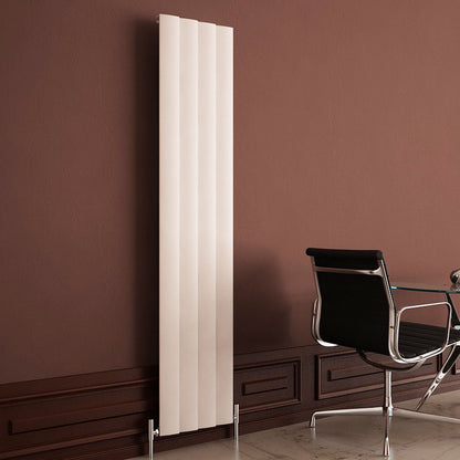 Carisa Step Radiateur en Aluminium Vertical Design Moderne Blanc