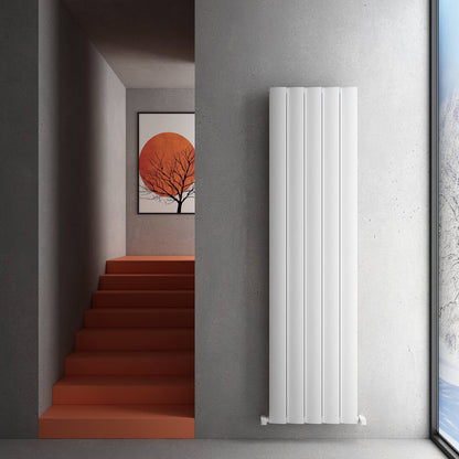 Carisa Step Radiateur en Aluminium Vertical Design Moderne Blanc