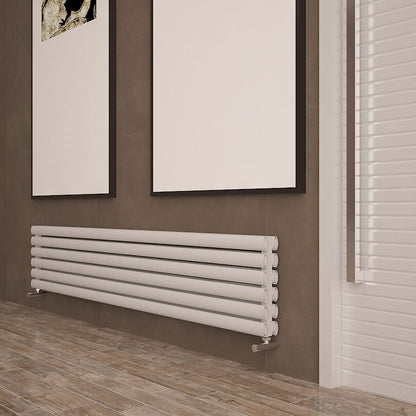 Carisa Tallis Xl Radiateur en Aluminium Horizontal Design Moderne Blanc