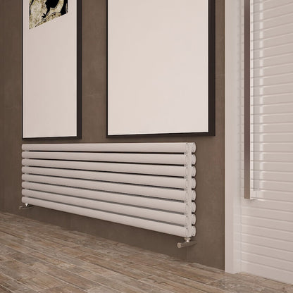 Carisa Tallis Xl Radiateur en Aluminium Horizontal Design Moderne Blanc