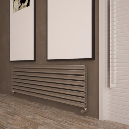 Carisa Tallis Xl Radiateur en Aluminium Horizontal Design Moderne Anodisé Poli