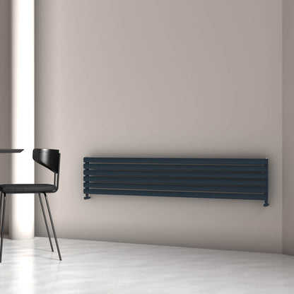 Carisa Tallis Xl Radiateur en Aluminium Horizontal Design Moderne Anthracite