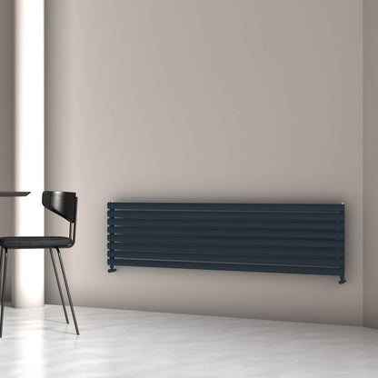 Carisa Tallis Xl Radiateur en Aluminium Horizontal Design Moderne Anthracite