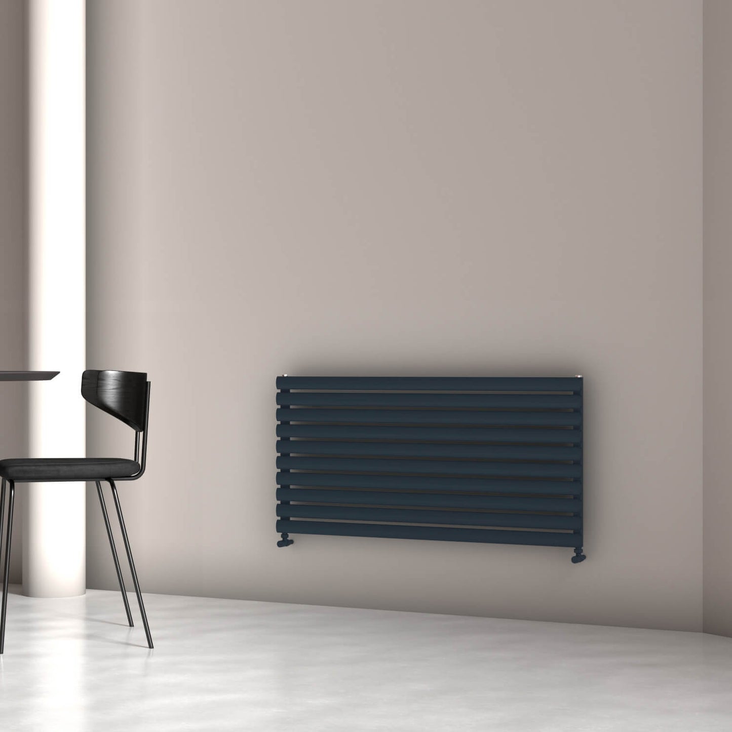 Carisa Tallis Xl Radiateur en Aluminium Horizontal Design Moderne Anthracite