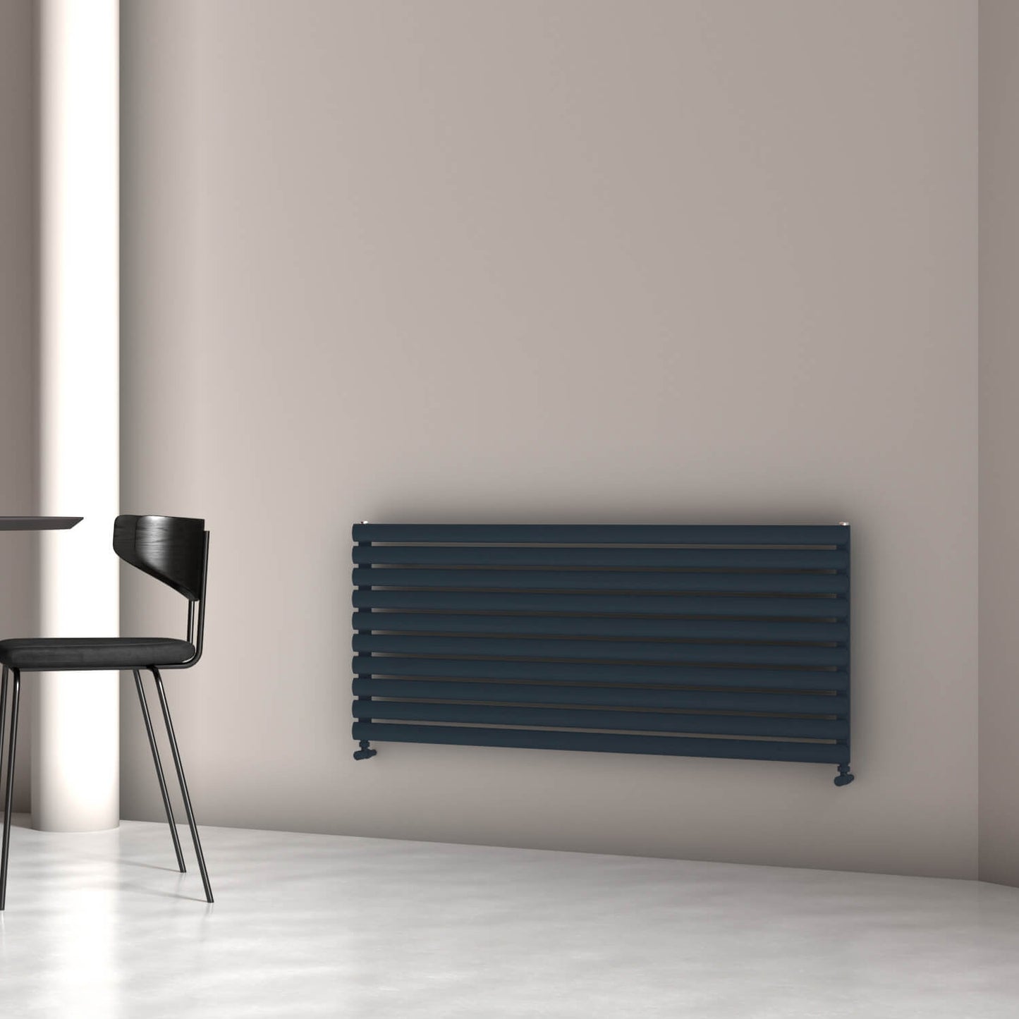 Carisa Tallis Xl Radiateur en Aluminium Horizontal Design Moderne Anthracite