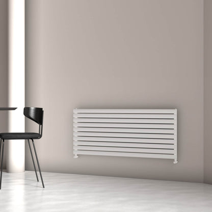 Carisa Tallis Xl Radiateur en Aluminium Horizontal Design Moderne Blanc