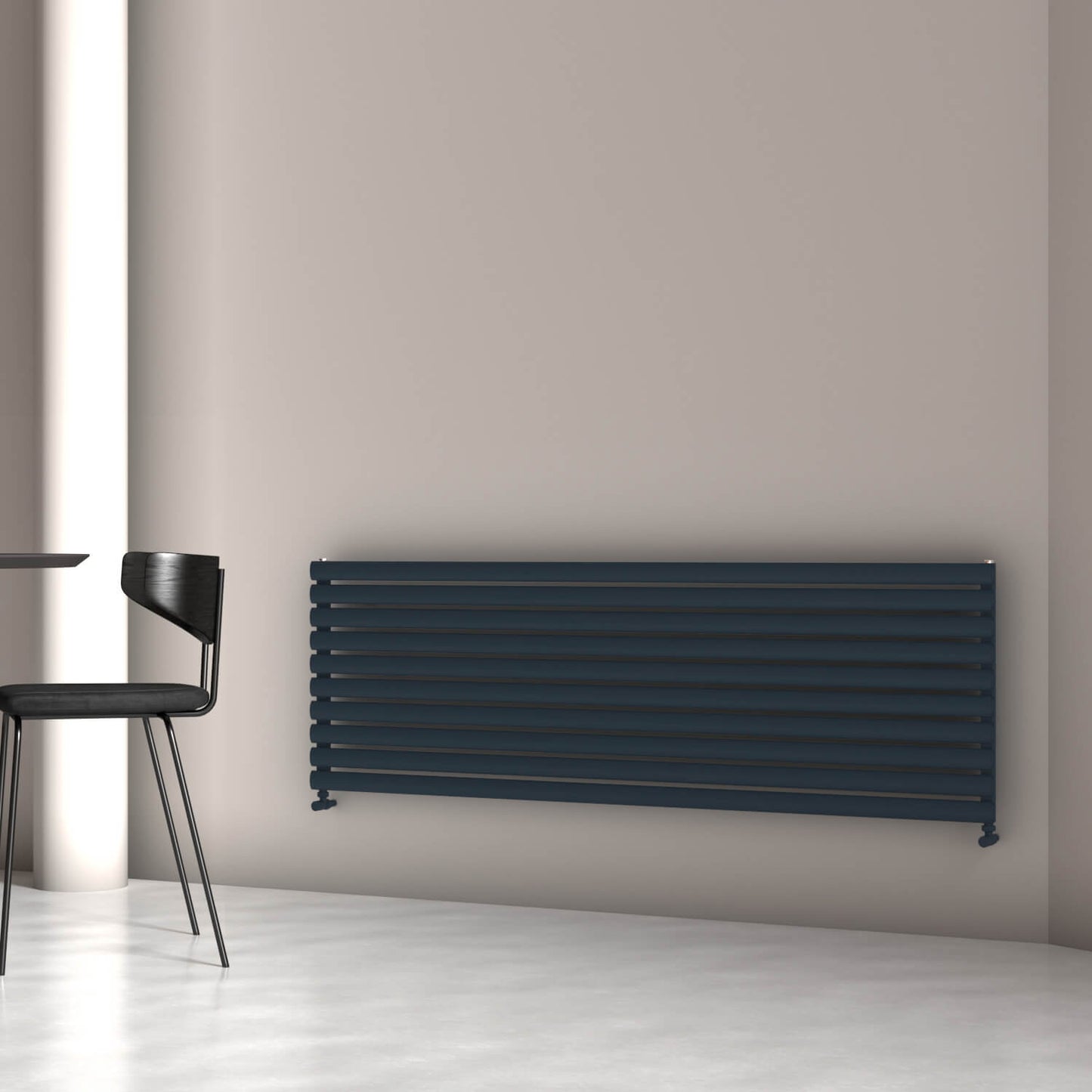 Carisa Tallis Xl Radiateur en Aluminium Horizontal Design Moderne Anthracite