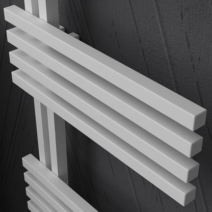 Carisa Terra Sèche-Serviettes en Aluminium Design Moderne Blanc