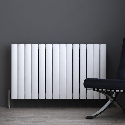 Carisa Vesta Radiateur en Aluminium Horizontal Design Moderne Blanc