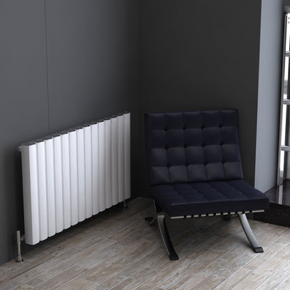 Carisa Vesta Radiateur en Aluminium Horizontal Design Moderne Blanc