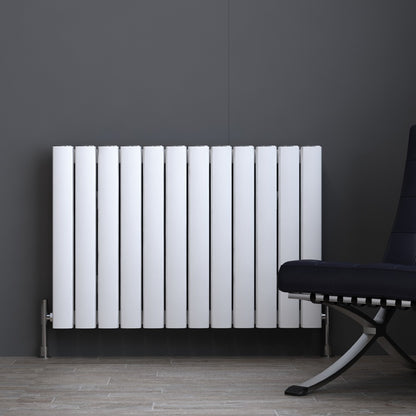 Carisa Vesta Radiateur en Aluminium Horizontal Design Moderne Blanc