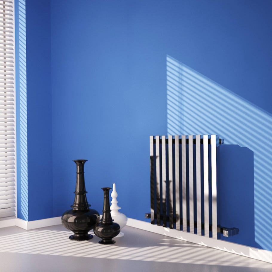 Carisa Zara Radiateur en Acier Horizontal Design Moderne Chromé