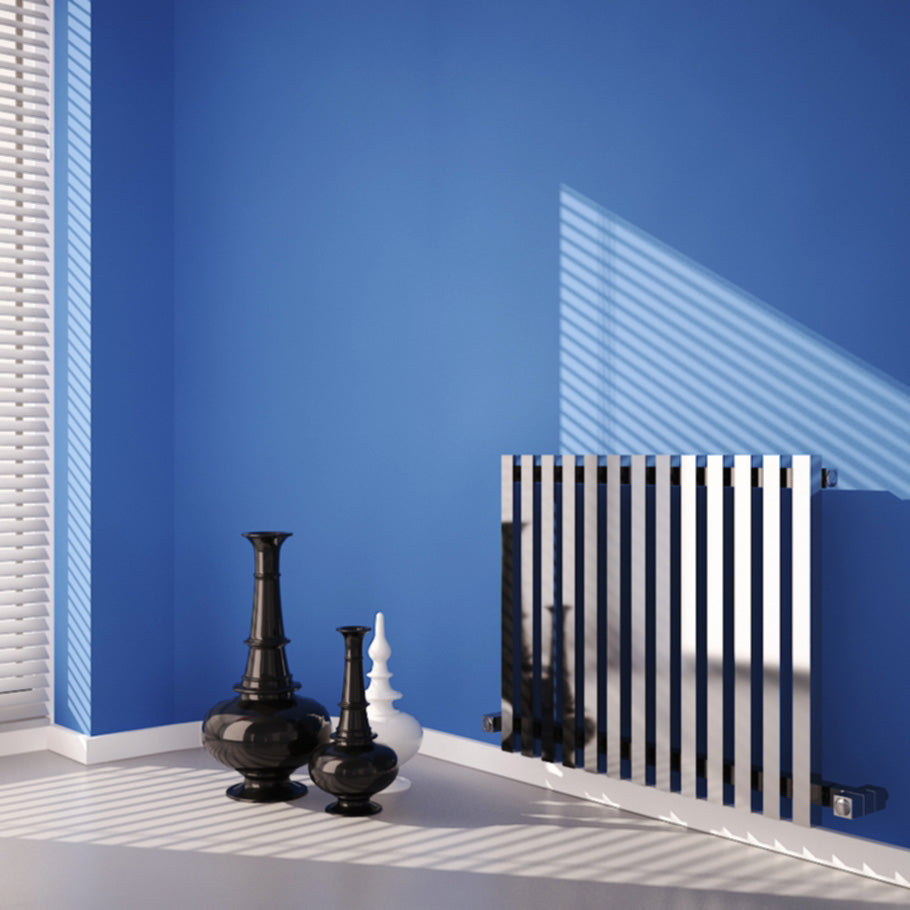 Carisa Zara Radiateur en Acier Horizontal Design Moderne Chromé