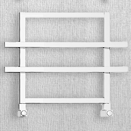 Carisa Ajax Sèche-Serviettes en Aluminium Design Moderne Blanc