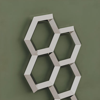 Carisa Alveole Sèche-Serviettes en Acier Inoxydable Design Moderne Miroir Poli