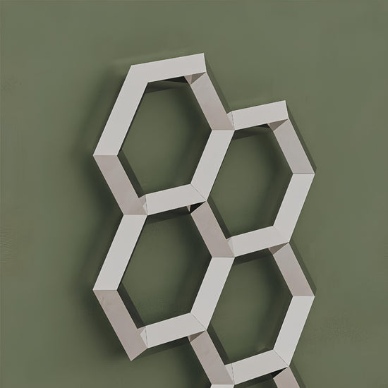 Carisa Alveole Sèche-Serviettes en Acier Inoxydable Design Moderne Miroir Poli