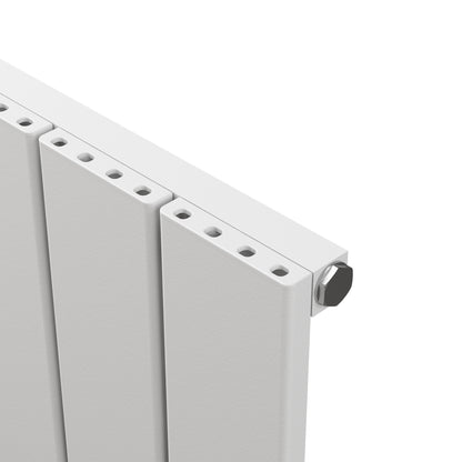 Carisa Angers Radiateur en Aluminium Horizontal Design Moderne Blanc