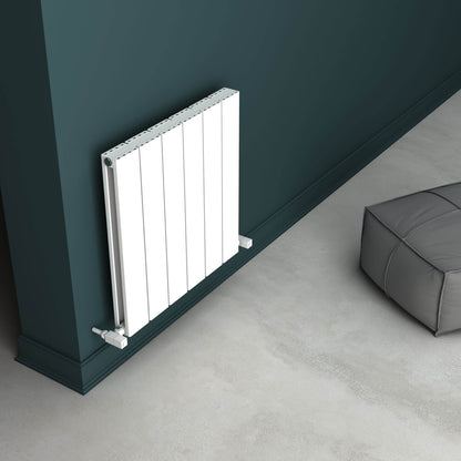 Carisa Angers Radiateur en Aluminium Horizontal Design Moderne Blanc