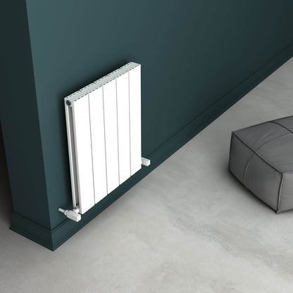 Carisa Angers Radiateur en Aluminium Horizontal Design Moderne Blanc