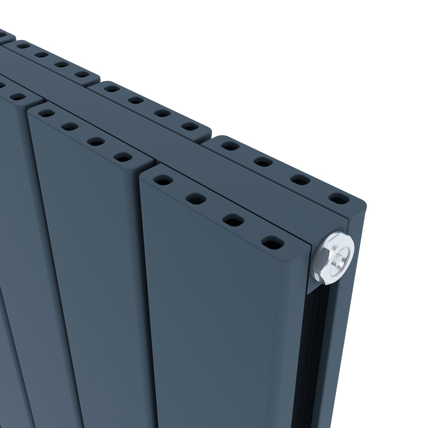 Carisa Angers Radiateur en Aluminium Vertical Design Moderne Anthracite