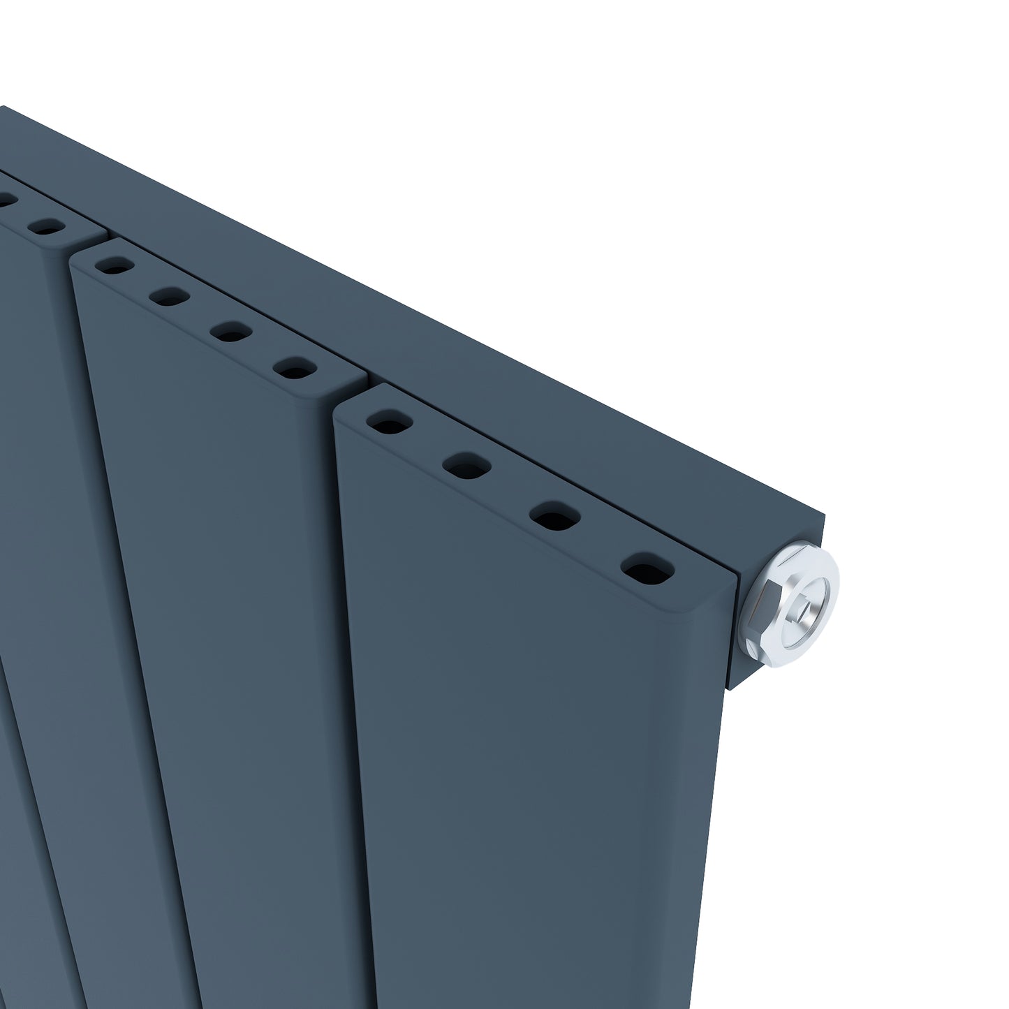 Carisa Angers Radiateur en Aluminium Vertical Design Moderne Anthracite