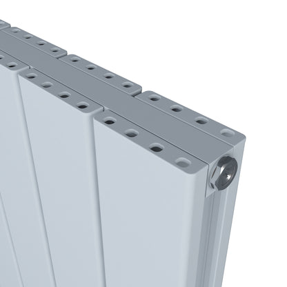 Carisa Angers Radiateur en Aluminium Vertical Design Moderne Blanc