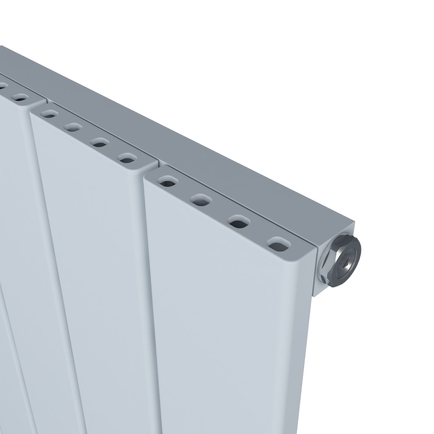 Carisa Angers Radiateur en Aluminium Vertical Design Moderne Blanc