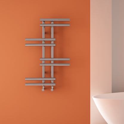 Carisa Antara Sèche-Serviettes en Acier Design Moderne Chromé