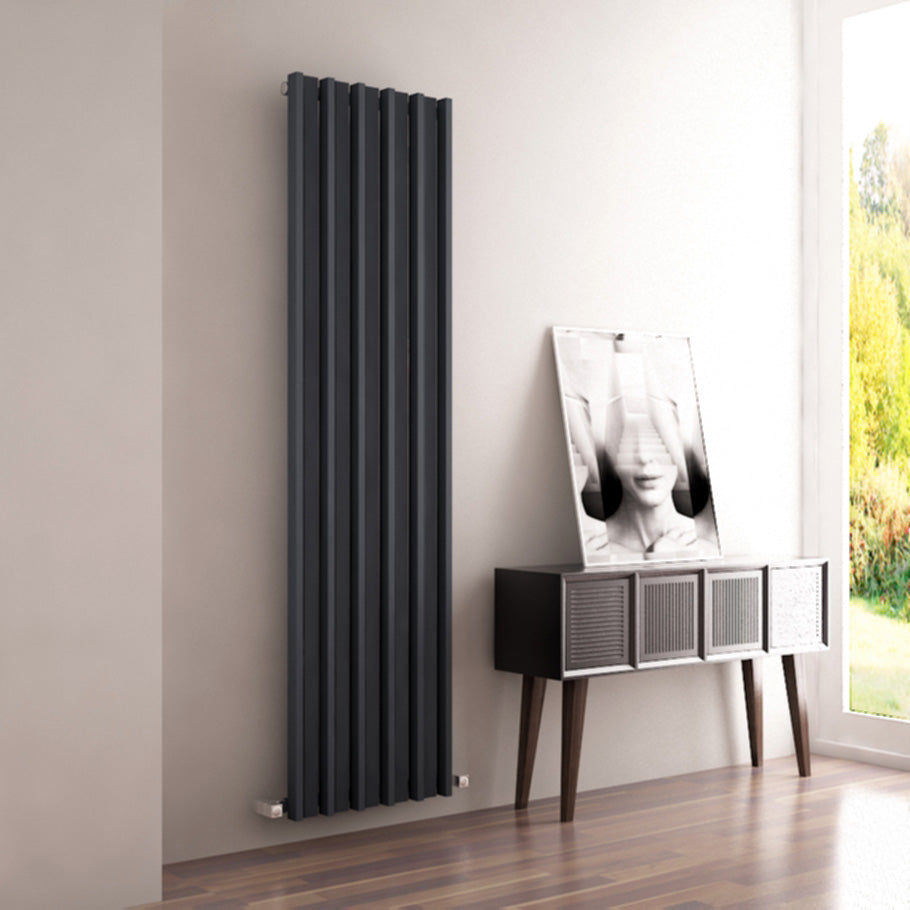 Carisa Barkod Radiateur en Acier Vertical Design Moderne Noir