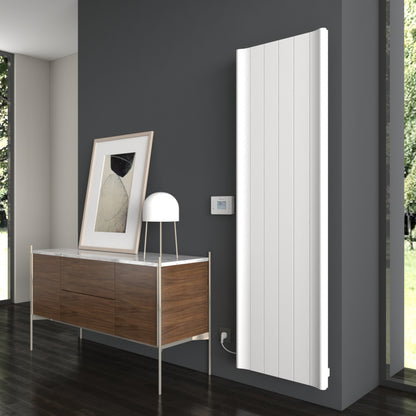 Carisa Boreas B Radiateur Électrique Vertical Design Moderne Blanc