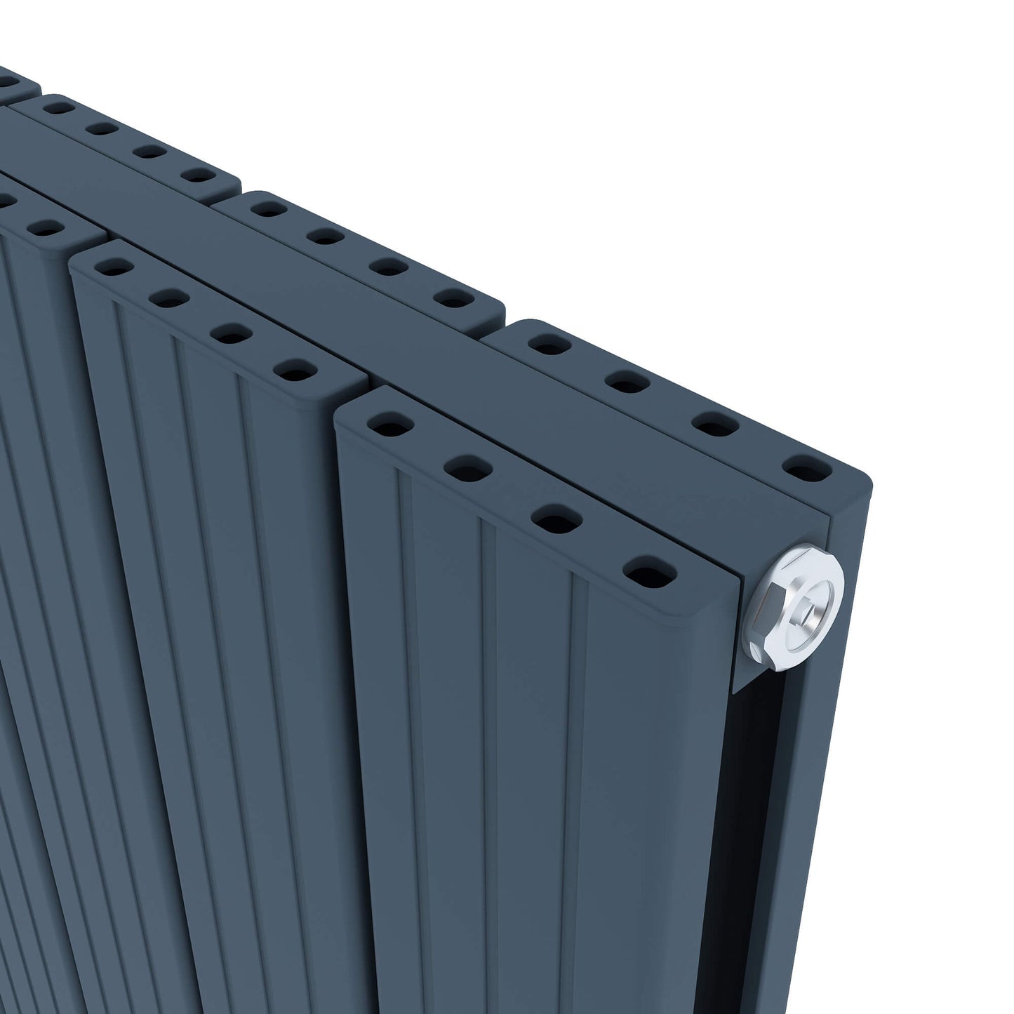 Carisa Chambord Radiateur en Aluminium Horizontal Design Moderne Anthracite