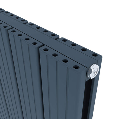 Carisa Chambord Radiateur en Aluminium Horizontal Design Moderne Anthracite