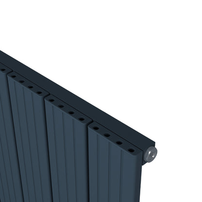 Carisa Chambord Radiateur en Aluminium Vertical Design Moderne Anthracite