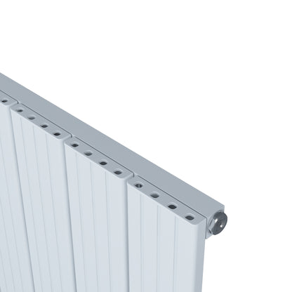 Carisa Chambord Radiateur en Aluminium Vertical Design Moderne Blanc