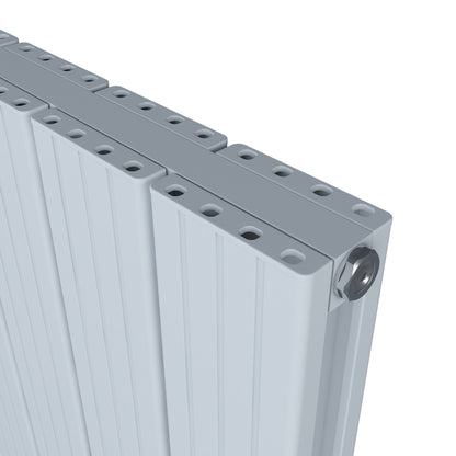 Carisa Chambord Radiateur en Aluminium Vertical Design Moderne Blanc