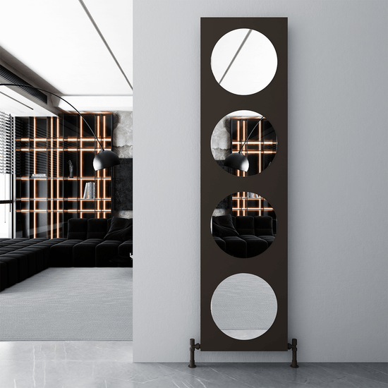 Carisa Circles Radiateur en Aluminium Vertical Design Moderne Galet