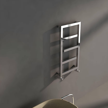Carisa Eclipse Sèche-Serviettes en Acier Inoxydable Design Moderne Miroir Poli