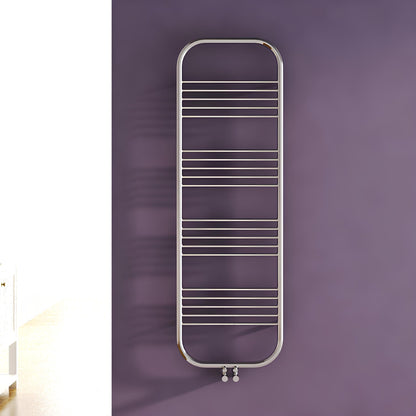 Carisa Electra Sèche-Serviettes en Acier Design Moderne Chromé