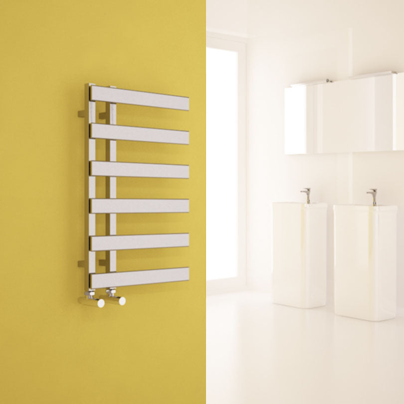 Carisa Floris Sèche-Serviettes en Acier Design Moderne Chromé