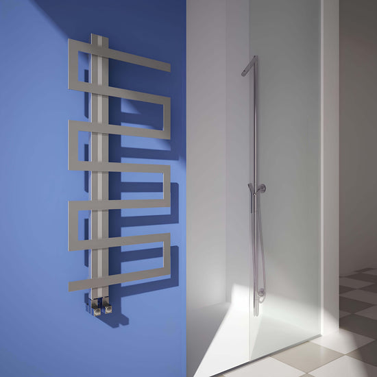 Carisa Ibiza Sèche-Serviettes en Acier Inoxydable Design Moderne Satiné Poli