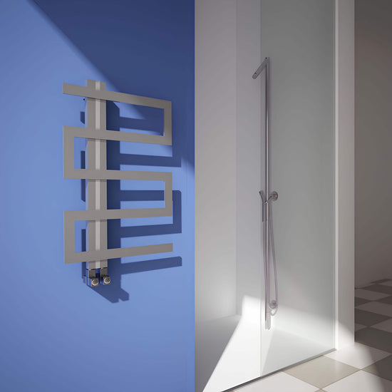 Carisa Ibiza Sèche-Serviettes en Acier Inoxydable Design Moderne Satiné Poli