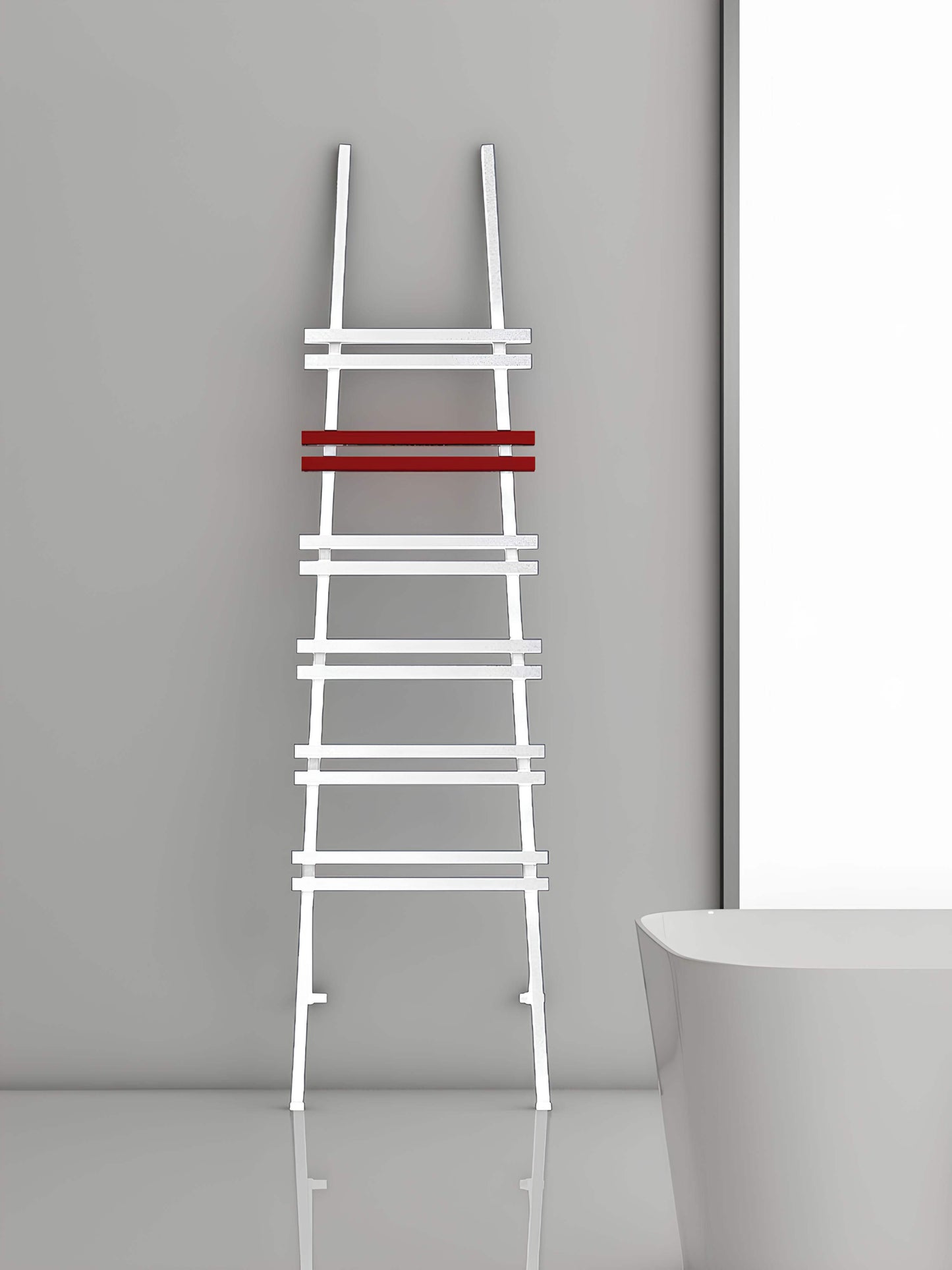 Carisa Jacobs F Sèche-Serviettes en Aluminium Design Moderne